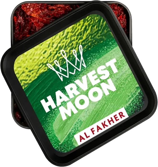 Al Fakher Harvest Moon hookah tobacco packaging isolated without background