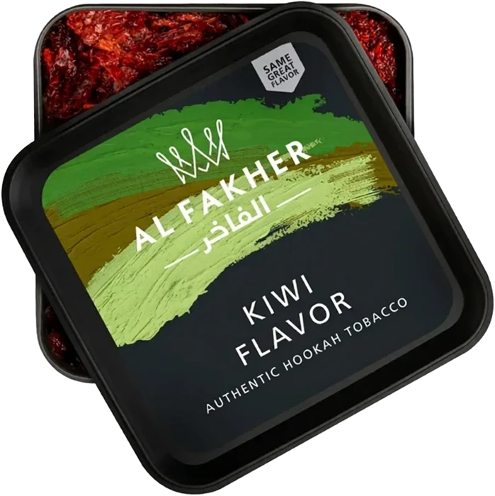 Al Fakher Kiwi hookah tobacco packaging isolated without background
